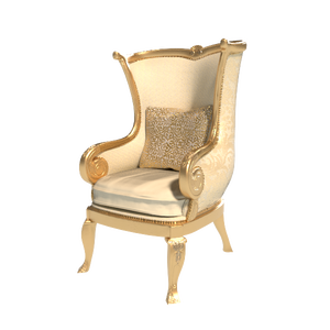 GOLDEN DAMASK CHAIR