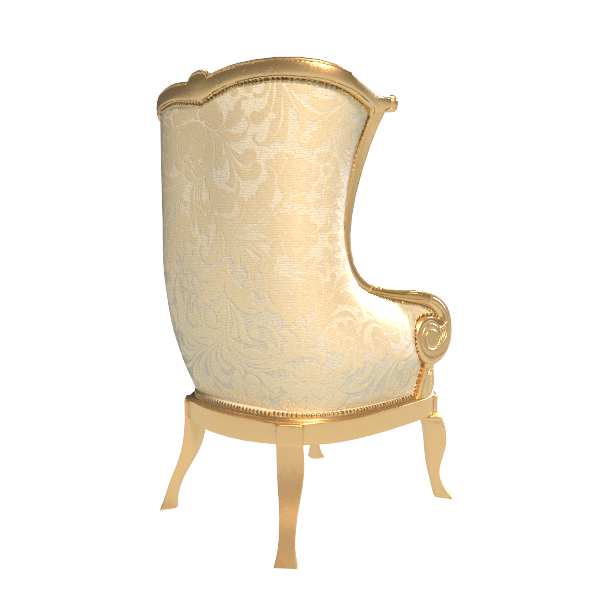 GOLDEN DAMASK CHAIR